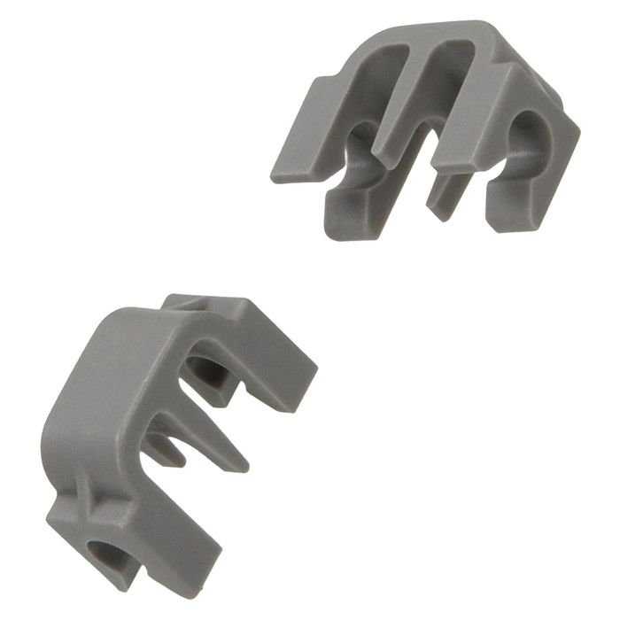 Clips fixation panier X2 Lave vaisselle AIRLUX ARISTON HOTPOINT BALAY BAUKNECHT BOSCH CONSTRUCTA GAGGENAU GORENJE