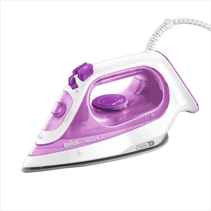 Fer À Vapeur BRAUN SI3030PU – 2300 W, Débit Vapeur 45 g/min, Semelle SuperCeramic