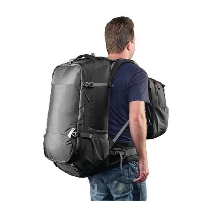 Sac à dos Caribee Magellan 50L+16L - black - 50 L/16 L