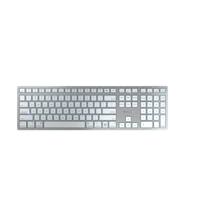 Clavier - CHERRY - KW 9100 SLIM - Sans fil - USB - Bluetooth 4.0+