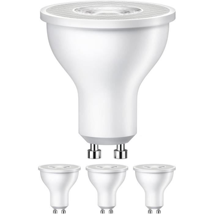Lot De 3 Ampoules Spots LED GU11 3W 275 Lumens - Blanc Chaud 2700K - Pour Intérieur