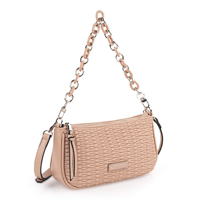 Sac bandoulière femme beige discount