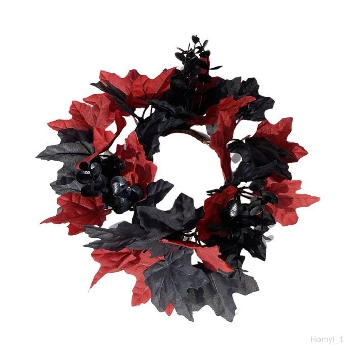 Porte-Bougies Pour Couronne De L'Avent - Lot De 8 En Métal Noir - Hauteur 2,5 Cm - Décoration Noël DIY - 2