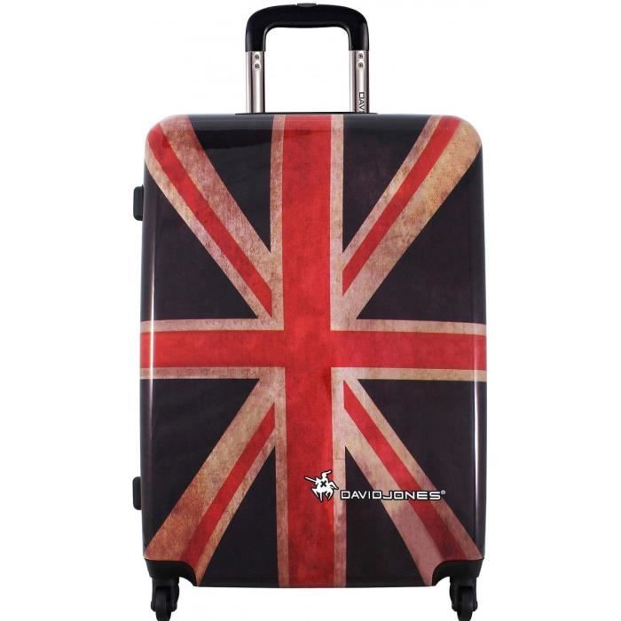 Valise rigide David Jones 66cm DRAPEAU UK BA20571M
