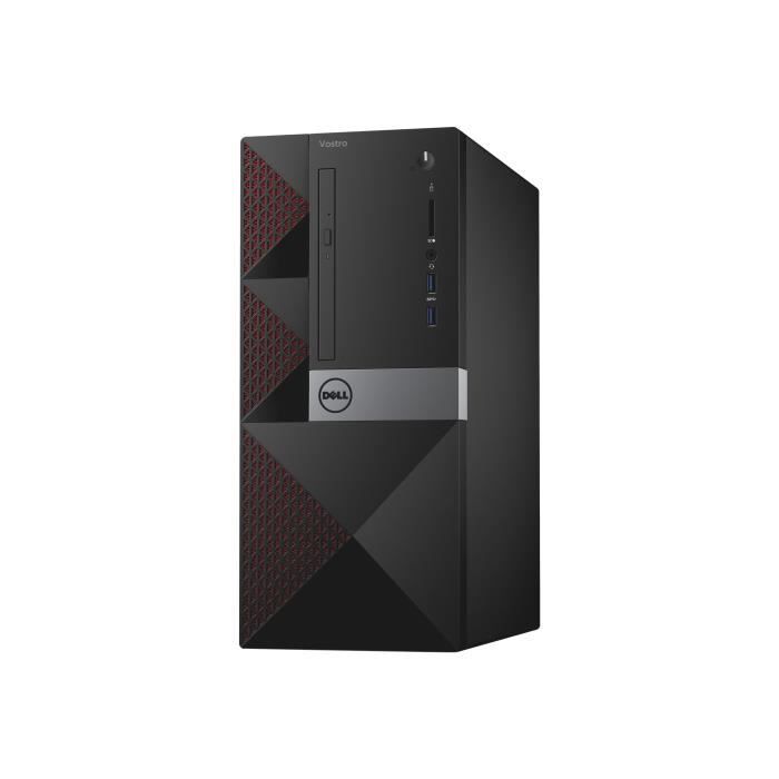 Vente Ordinateur de bureau Dell Vostro 3668 MT 1 x Core i3 7100 - 3.9 GHz RAM 4 Go HDD 1 To graveur de DVD HD Graphics 630 GigE LAN sans fil: 802.11b-g-n pas cher Vente Ordinateur de bureau Dell Vostro 3668 MT 1 x Core i3 7100 - 3.9 GHz RAM 4 Go HDD 1 To graveur de DVD HD Graphics 630 GigE LAN sans fil: 802.11b-g-n pas cher