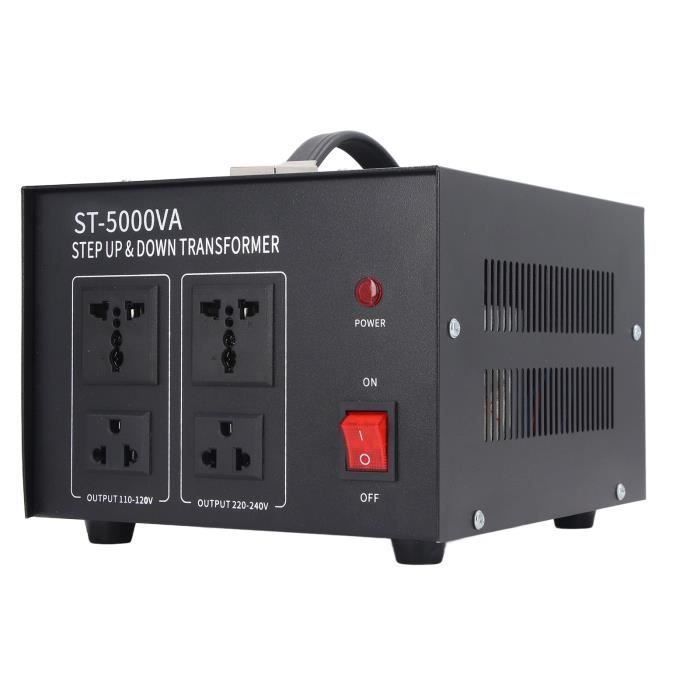 Convertisseur De Tension 5000 Watts - Transformateur Step-down - Avec Port USB - Neuf
