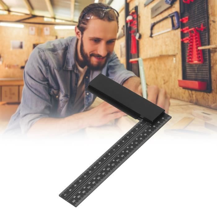 Équerre En T En Aluminium Haute Précision 170x85mm - Outil De Dessin, Menuiserie, Bricolage Pour Artisans - 5