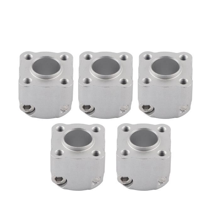 4 Colliers D'arrêt Pour Rail Linéaire SBR20 - Alliage Aluminium 16 Mm - Pour Machines-outils CNC DIY
