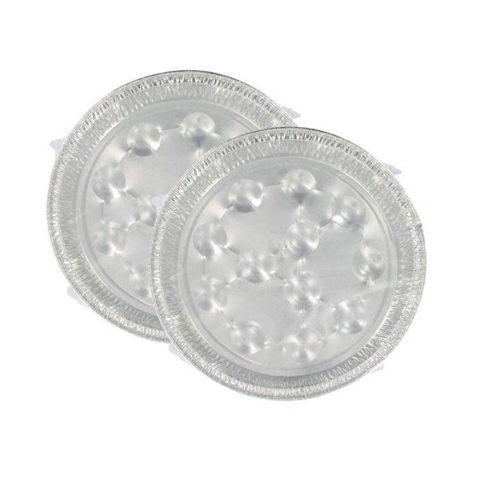 Lot de 2 packs de 10 plats à escargots FACKELMANN Aluminium 175 cm