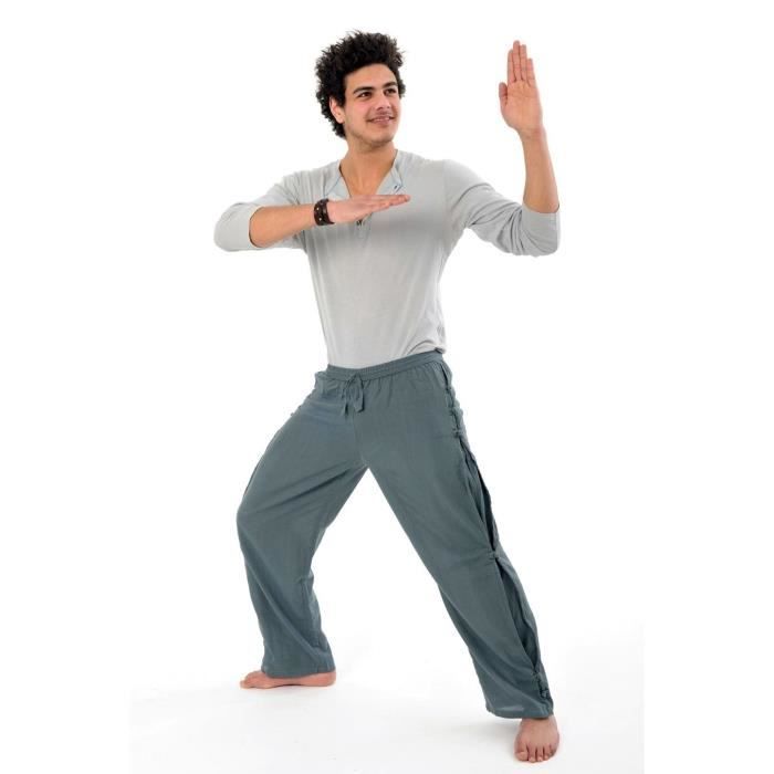 Pantalon japonais asiatique homme Fantazia K17 Vert Large