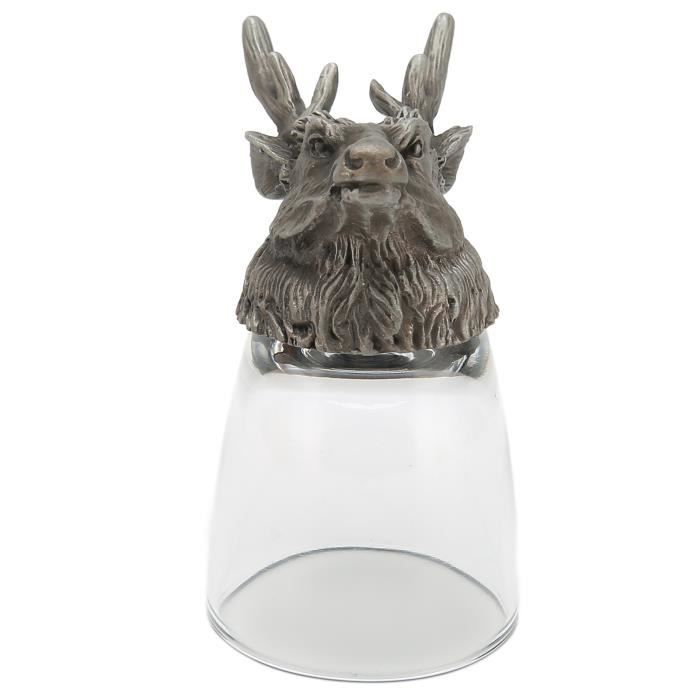 Figurine De Renne De Noël Blanche Pailletée - 17 Cm De Haut - Décoration D'intérieur Festive
