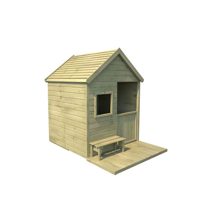 Cabane en bois pour enfant - SOULET - Heidi - Dimensions 123cm x 169cm xH.158 cm - Bois massif - Ext