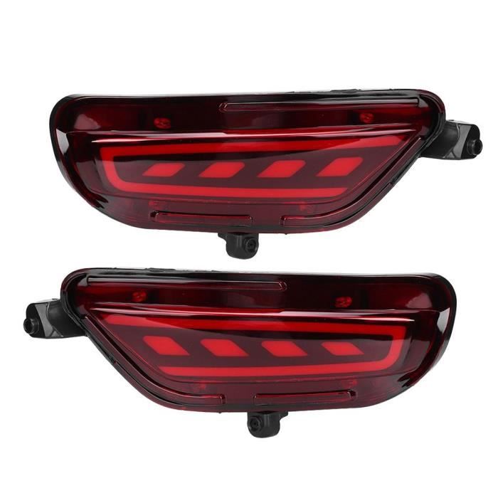 Fydun 2 Pièces Couvercle Feu Arrière Noir - Protection Lampe Pour Wrangler JK 2007-2017
