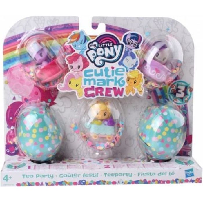HASBRO MY LITTLE PONY - LE GOÛTER FESTIF Figurine jouet jeux age + 4ans