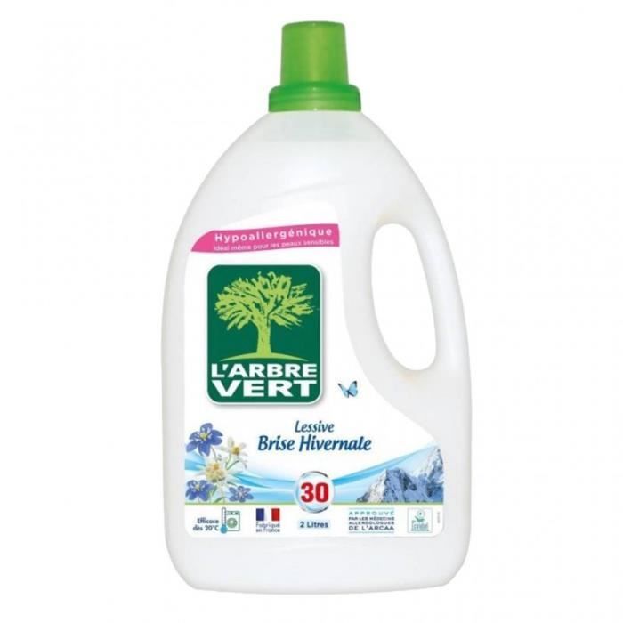 L Arbre Vert Hypoallergenique Lessive Brise Hivernale 2l Lot De 2 Cdiscount Electromenager L Arbre Vert Hypoallergenique Lessive Brise Hivernale 2l Lot De 2 Cdiscount Electromenager