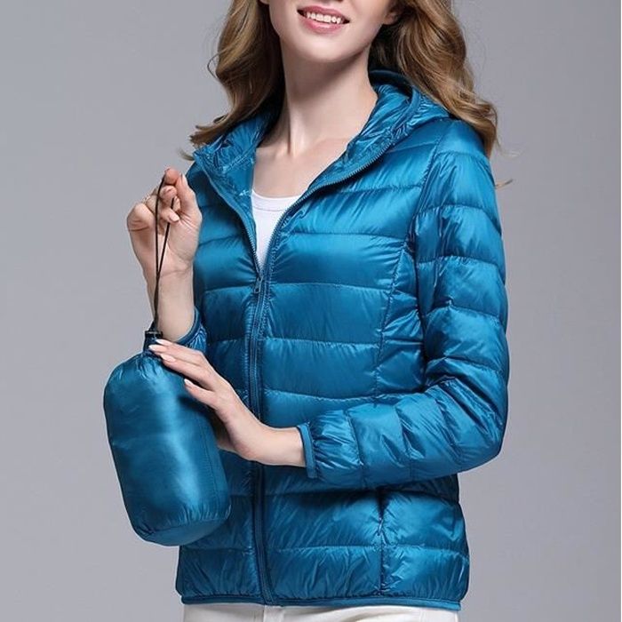 Doudoune L g re Femme Veste Compressible 90 Duvet de Canard