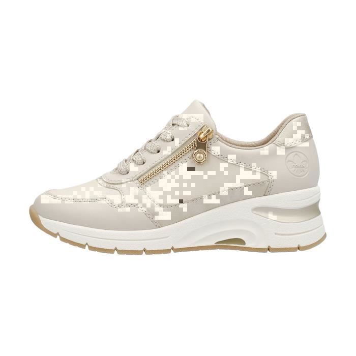 Rieker Basket Basse à Lacets Rieker Lugano - Beige
