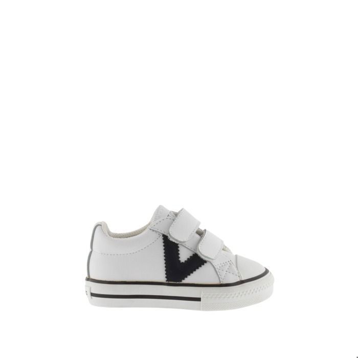 Chaussures - VICTORIA - TRIBU CONTRASTE - Scratch - Blanc - Fille