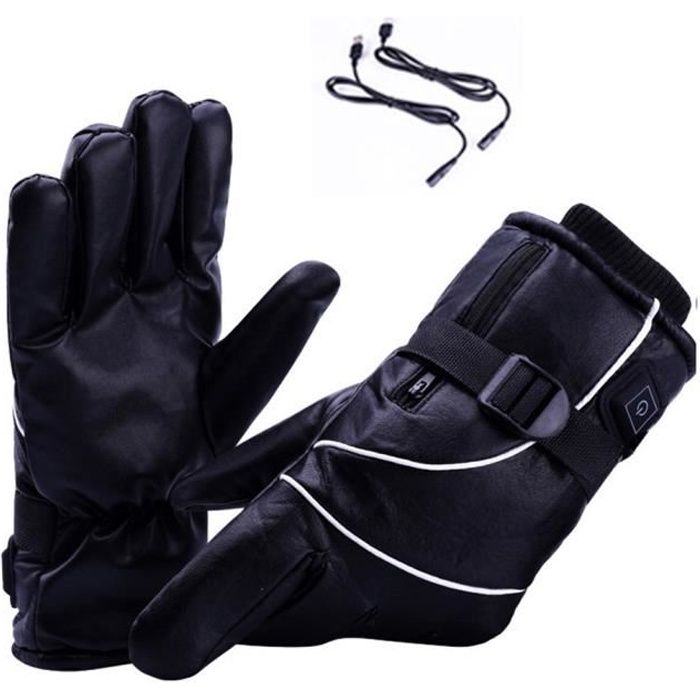 DAJASD Gants chauffants USB - Gants électriques - pour hommes et femmes -  Écran tactile - Pour cyclisme, moto, randonnée, ski : : Mode