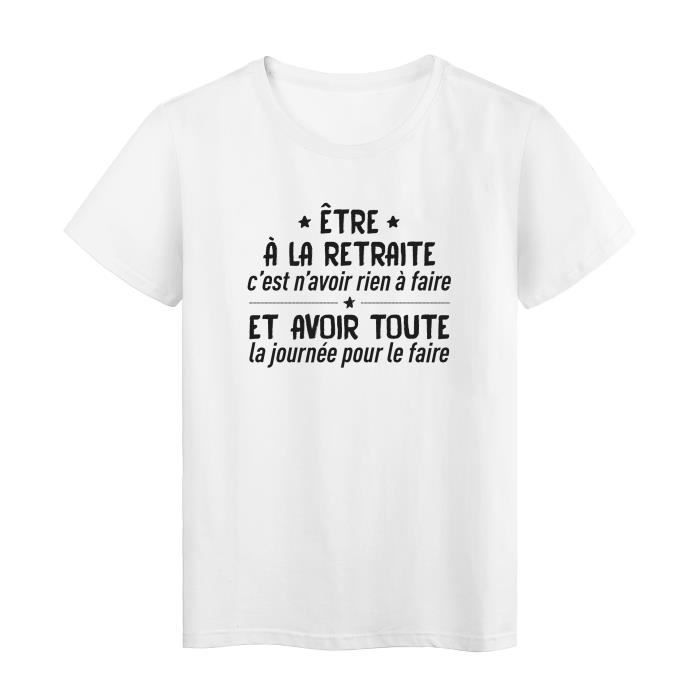 Tee shirt hotsell humoristique retraite