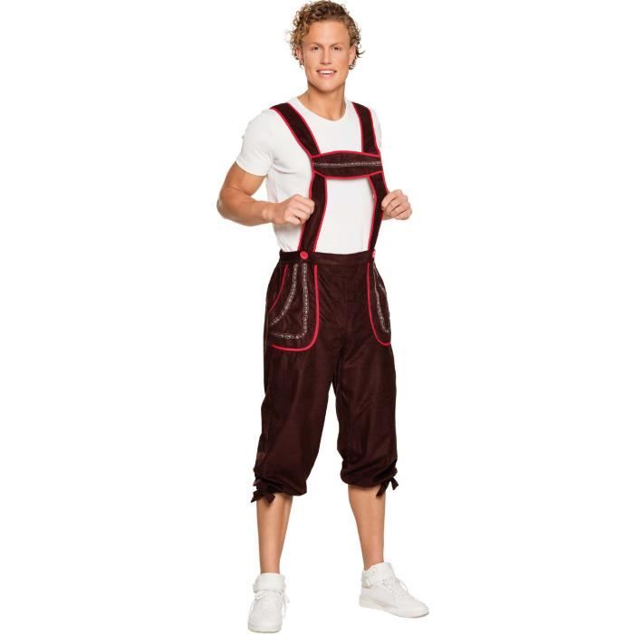 Salopette marron deals homme