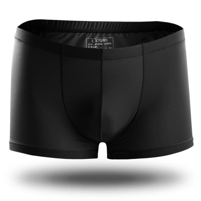 1pcs Boxer Homme Sous Vetement Calecon Pas de boite de vente au detail Composition principale du tissu Nylon nylon Noir Cdiscount Pret a Porter