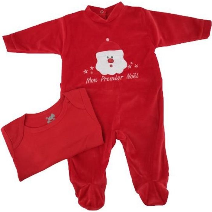 Ensemble de Noël bébé - pyjama tenue de Noël bébé - Premier Noël – Petit  Balthazar