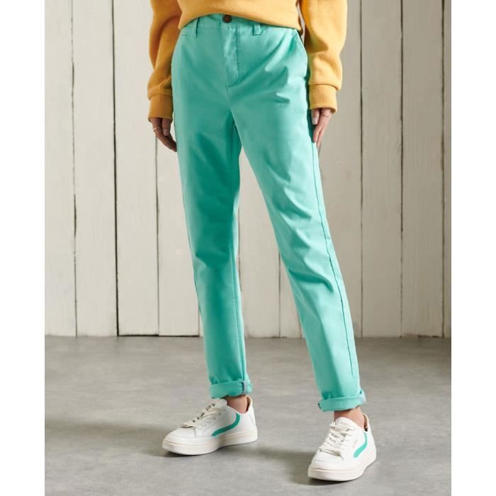 Pantalon turquoise femme 2025