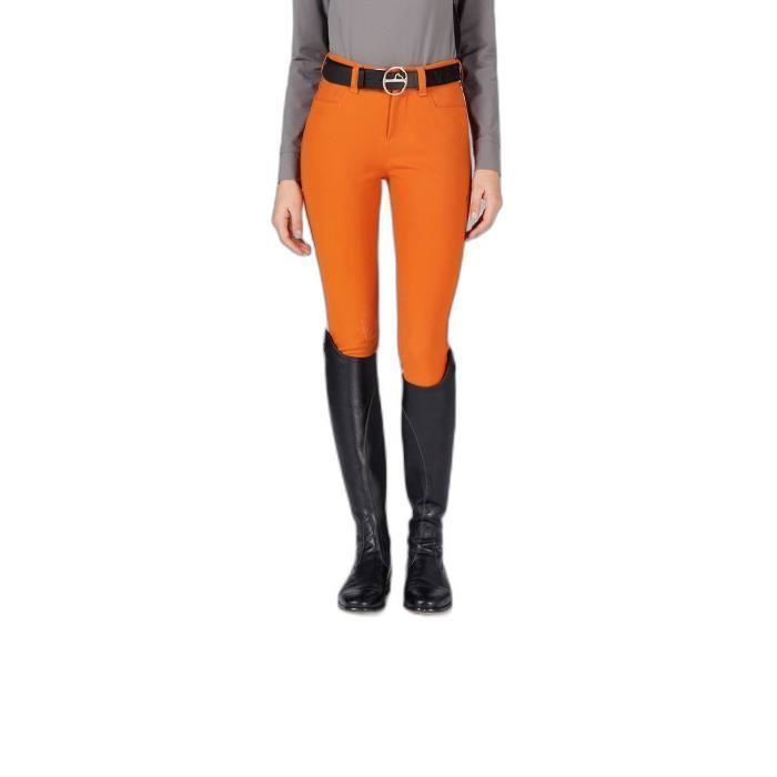 Pantalon equitation orange sales