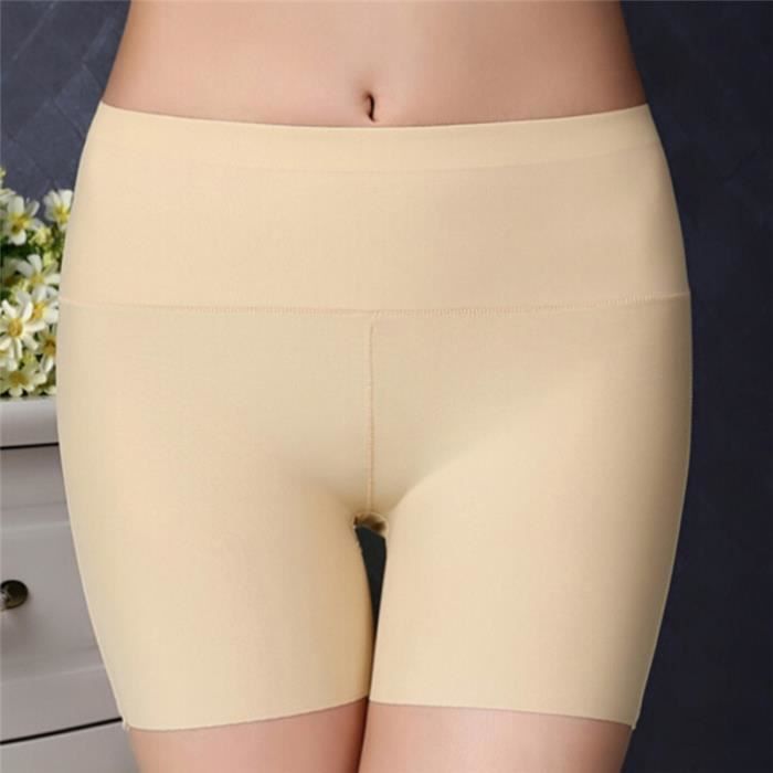 Culotte Femme Microfibre Sans Couture – Taille Haute, Respirant, Confort Soie Glacée