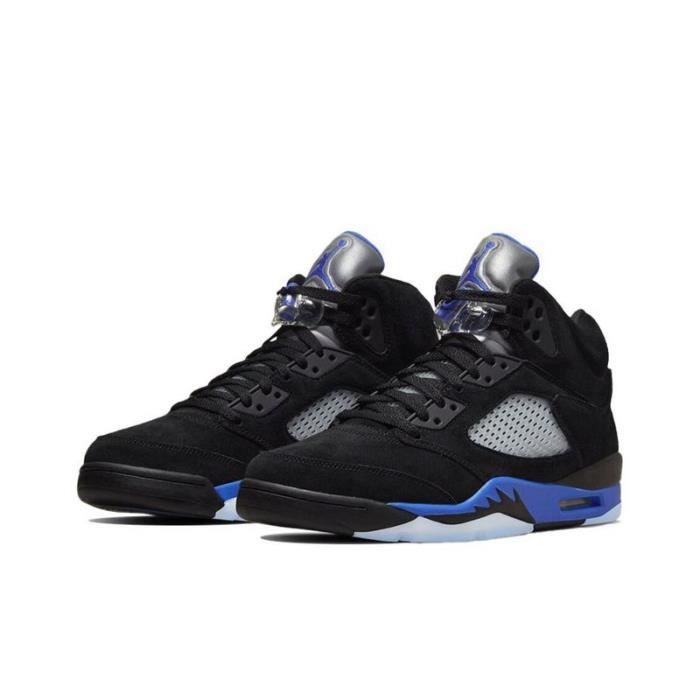 Air Jordan 5 Retro High Chaussures de Basket AJ5 Femme Homme Violet Noir Violet noir Cdiscount Chaussures