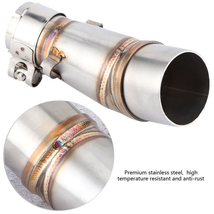 Connecteur Intermédiaire Échappement Moto Inox – Pour Yamaha R25 R3 2013-2016 – Son Sportif & Performance