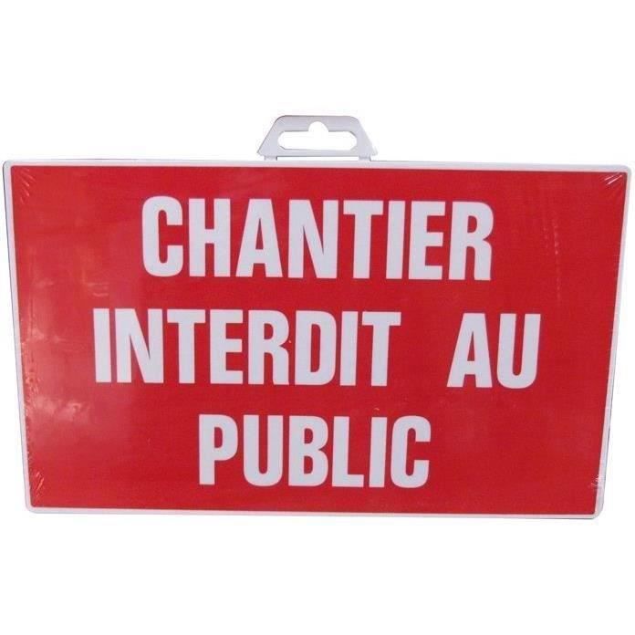 Panneau Chantier interdit au public - NOVAP - 4160665
