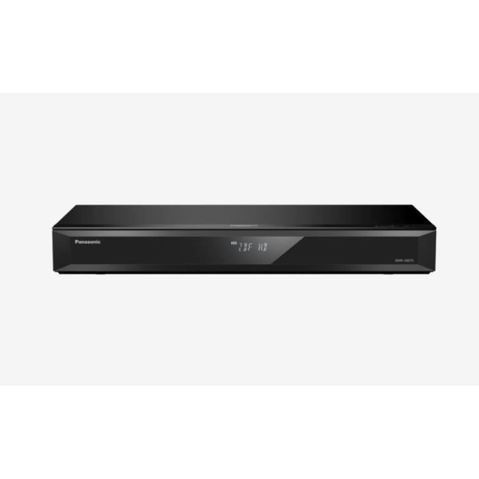 Enregistreur Blu-Ray - PANASONIC - DMR-UBS70EGK - 4K - Noir - Enregistrement double simultané