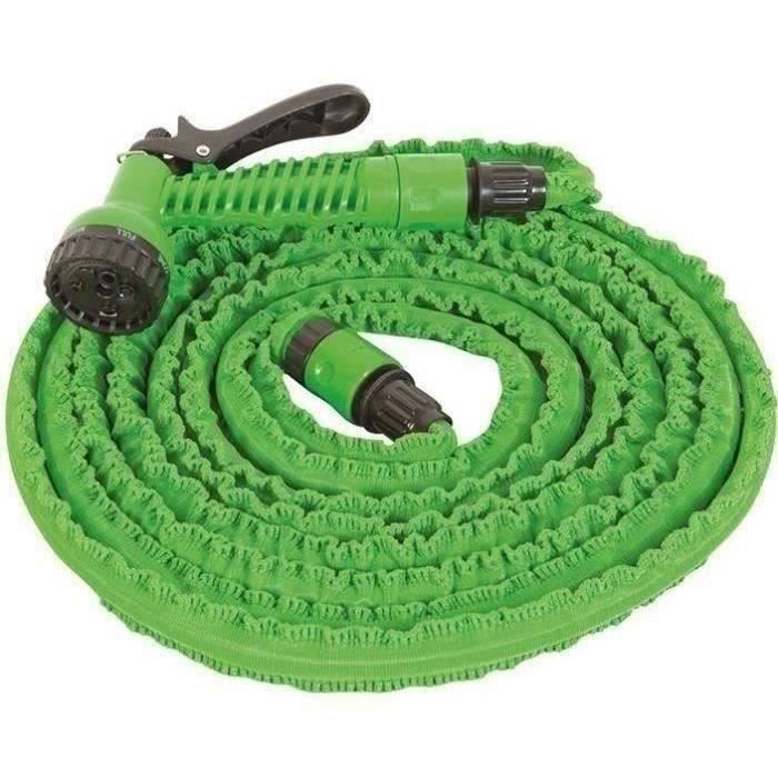 RIBILAND Tuyau extensible Boomerang - 15 m - Déployé