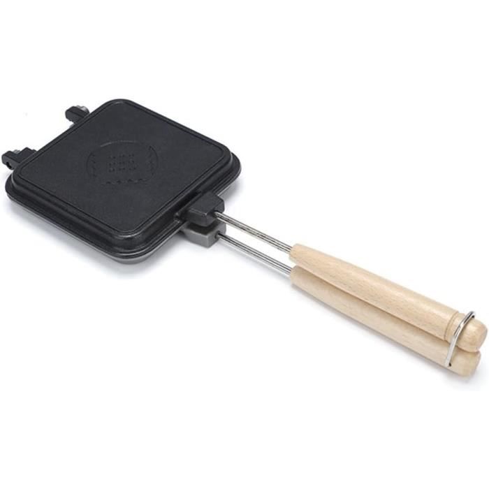Moule à Croque-Monsieur Anti-adhésif – Pour Sandwichs, Crêpes, Omelettes – Pratique, Facile à Nettoyer – Plaque En Alliage Aluminium - 11