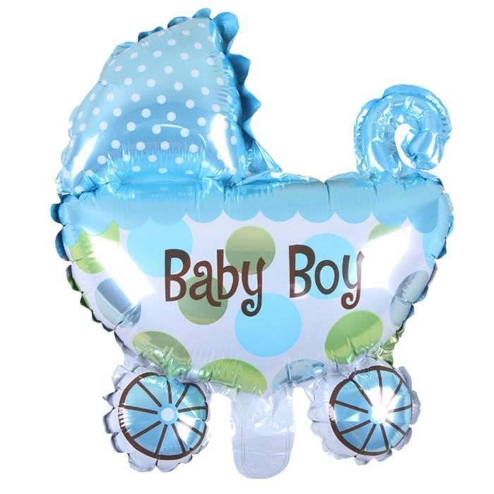 Da Wa Foil Bebe Garcon Ballon Pour Naissance Douche Bapteme Fete D Anniversaire Cdiscount Maison