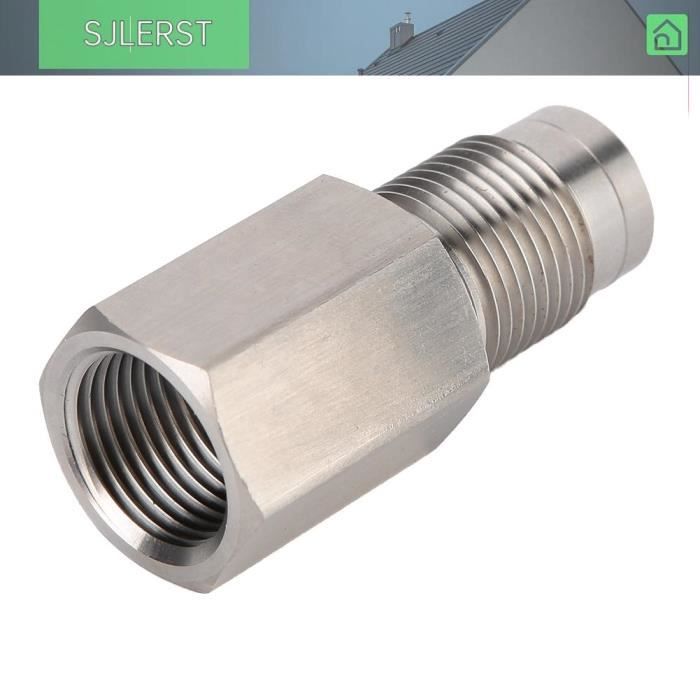 Adaptateur D'espacement Capteur O2 Universel M18x1.5 - 2 Pièces, Acier Inoxydable, Réduit CEL