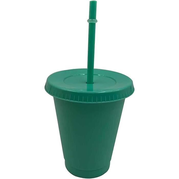 2 Gobelets En Verre De 600 Ml Avec Couvercles Et Pailles - Pour Boissons Froides, Café Glacé, Cocktails - Texturés, Lavables Au Lave-vaisselle - 5