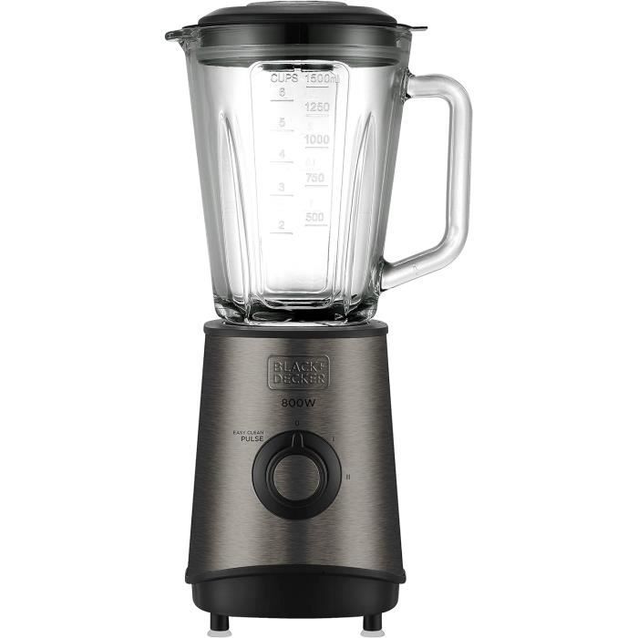 Mixeur Plongeant - Limics24 - Blender 1200W Bol Verre 1.5L 3 Programmes + Vitesses Réglables
