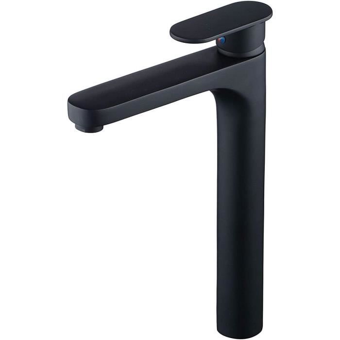 BWE Robinet de Lavabo de Salle de Bain à Poignée Unique à un Trou et à Cascade Avec Assemb... | Home Depot Canada