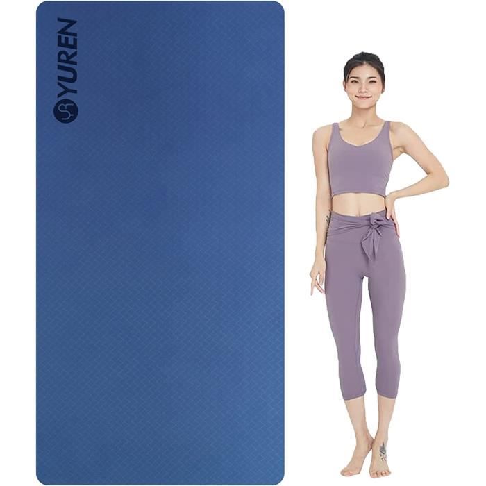 Tapis Yoga Antidérapant Avec Sangle, Tapis De Sport épais De 8 Mm