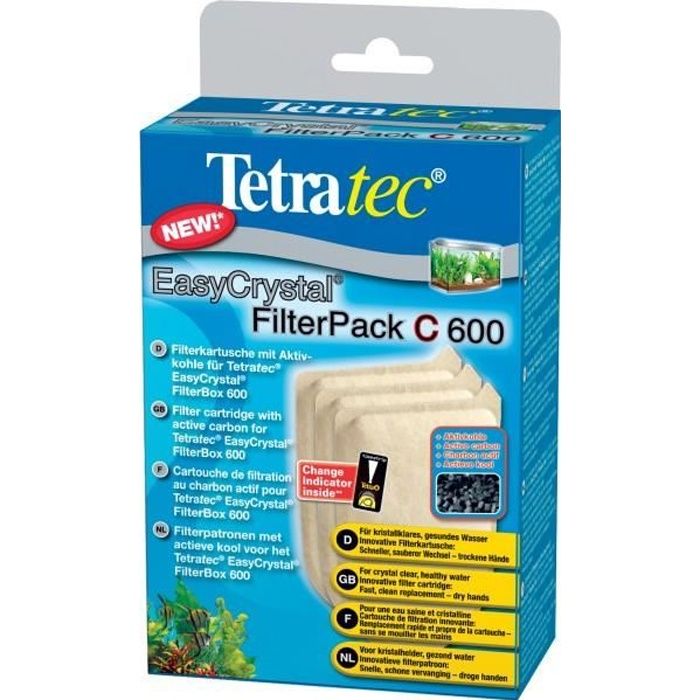 Tetra - Filterpack Charbon 600