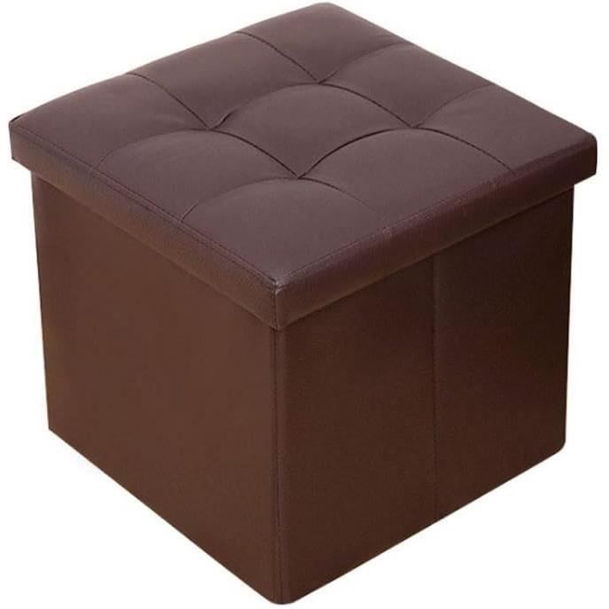 Tabouret Rangement Chaussures Tabouret Mural Pliable 35,5 X 36,5 Cm – Siège Change-Chaussures Ultra-Fin Gain De Place (Noir Et Blanc + Bois