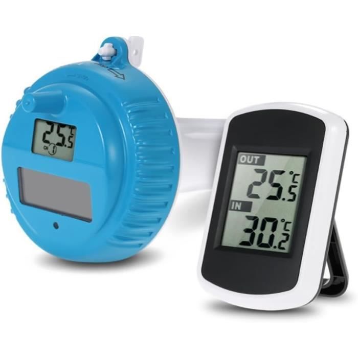 Thermomètre flottant pour piscine de luxe, accessoires avec attache cordelette A Thermomètre flottant pour piscine de luxe, accessoires avec attache cordelette A