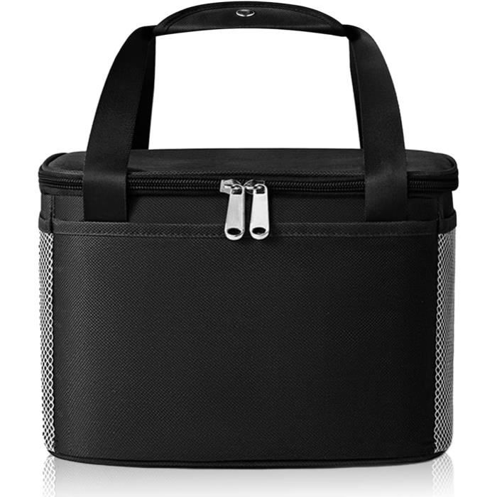 Sac Isotherme Repas Femme 12L En Velours Côtelé - Imperméable, Pour Travail, école, Pique-nique