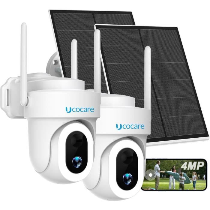 Reolink 4MP/2K Caméra Surveillance WiFi Extérieure sans Fil, Argus PT