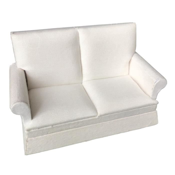 Chaise Poupon Haokaini Ini Dollhouse Canapé 1/12 Échelle Poupées Aison