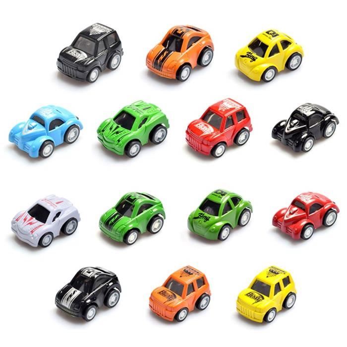 14 Pcs Petite Voiture Enfant Jouets Voitures Miniatures Mini Pour Bebe Enfant Cadeau D Anniversaire Cadeau De Vacances Coule M90 Cdiscount Jeux Jouets