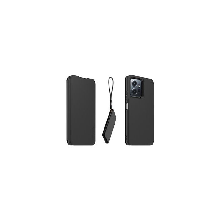 Etui folio à rabat avec dragonne amovible pour Redmi Note 12 4G